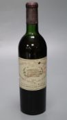 One bottle of Chateau Margaux 1970