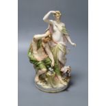 A large KPM Berlin classical group, Vulcan and Venus (damage), 34cm