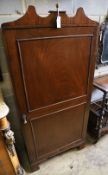 A Regency design mahogany gun cabinet, width 74cm, depth 28cm, height 167cm