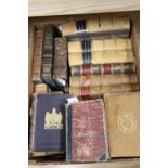 Miscellaneous 19th century bindings, including bound copies of The Century, Strand and English
