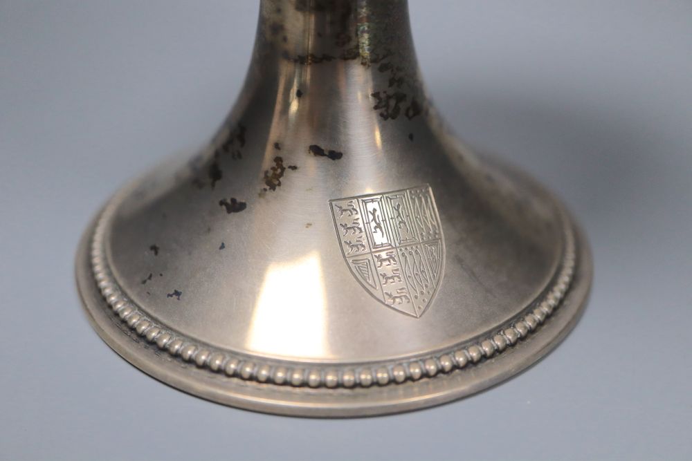 A modern Scottish silver limited edition Millennium commemorative goblet, numbered 19 of 250, - Image 4 of 6