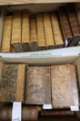 The Novels of Charles Lever, gilt-tooled half calf, Downey & Co, 7 vols and a collection of other