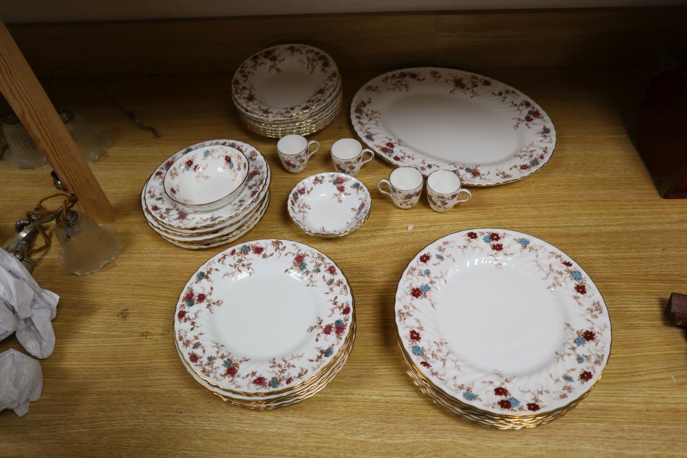 A service of Minton 'Ancestral' pattern tableware (approx. 90 pieces)