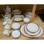 A Minton St James pattern bone china dinner and tea service for a six place setting (45)CONDITION: