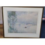 Robert Gwelo Goodman (1871-1939), watercolour, Grasmere, signed, 45 x 57cm