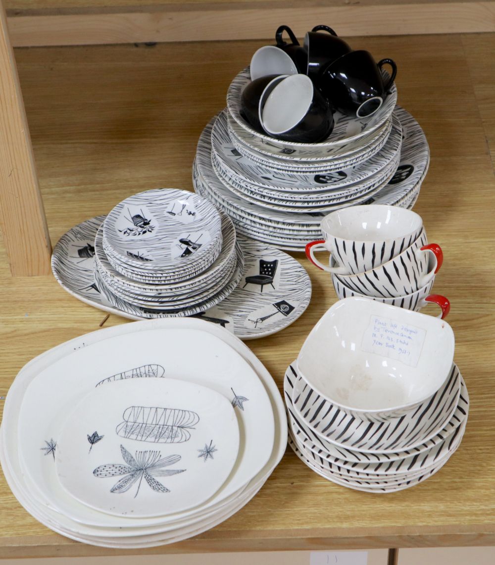 A collection of Ridgway, Midwinter and other tablewares, including Ridgway 'Homemaker' (36