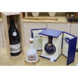 Isle of Skye 21 Years Old Blended Scotch Whisky in Wade decanter, cased and two other items, a