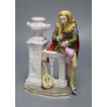 A Dressel & Kister Medieval series figure of a court jester, height 27cm