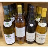 Mixed white wines, including Bouchard Pere et Fils Macon-Lugny Saint-Pierre 1989 (9 bottles),