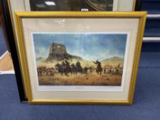 David Cartwright, limited edition print, Incident at Isandlwana, signed in pencil, 32 x 47cm.