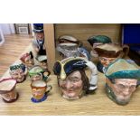 Twelve Royal Doulton character mugs and a Toby jug , Winston ChurchillCONDITION: Good condition