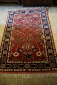 A North West Persian part silk rug, 190 x 126cmCONDITION: Very good condition with no faults noted.