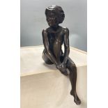 Tom Greenshields, (1915-1994), sculpture, 'Merry', cold cast resin copper, limited edition, with