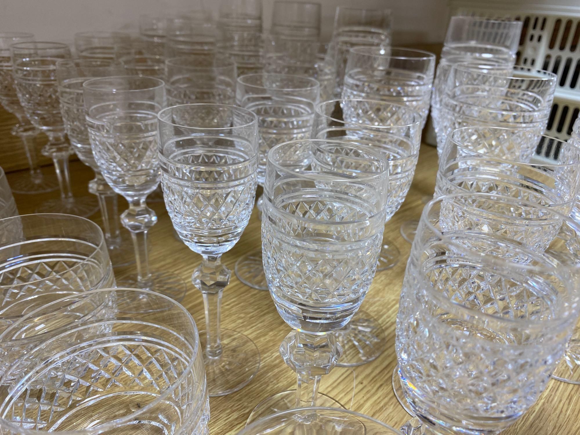 A suite of Waterford cut drinking glasses for eight settings (48)CONDITION: One or two have very - Image 3 of 3