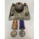 Sutlej Medal 1846 with clasp ‘SOBRAON’ to En L. Munro 43rd N.I. and Queen's South Africa medal