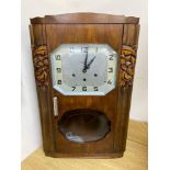 A French Art Deco style wall clock by VedetteCONDITION: We do not guarantee working condition