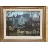 Frederick Marriott (1860-1941), oil on canvas, View of a chateau, inscribed verso, 22 x