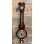 A Regency inlaid mahogany wheel barometer, by P. Bouffler of LondonCONDITION: Some light wear to the
