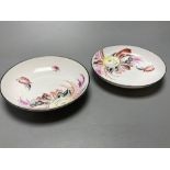 A pair of Soviet Union porcelain dishes dated 1922, 13.5cmCONDITION: Good condition