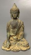 A South East Asia bronze of Buddha, 16cm