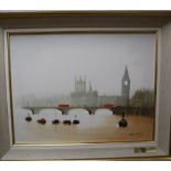Anthony Robert Klitz (1917-2000), Westminster Bridge, 1972, oil on canvas, signed, 34 x