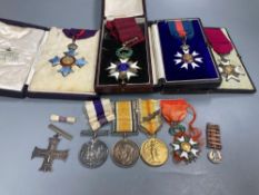 A WWI Military Cross group to Major Charles Harwood Manger, South Staffs Regiment, cased and un-