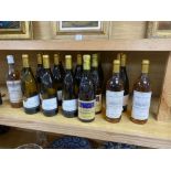Mixed white wines, including Blason de Bourgogne Montagny 1er Cru Cuvee 2007 (12 bottles), La