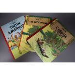 Herge (Remi, George Prosper), Three Works - Les Adventures of Tintin, L'Oreille Casse, pictorial