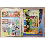 A quantity of Beano comics
