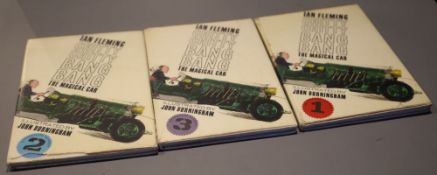 Fleming, Ian - Chitty Chitty Bang Bang: the magical car. Adventure Number 1 (2 & 3), 3 vols, 1st