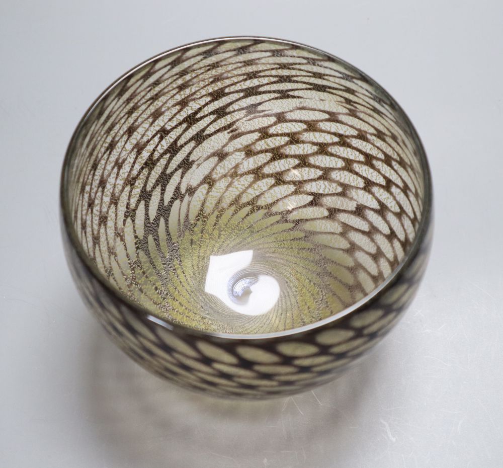 A contemporary art glass vase, by Blowzone, c.1999, 10.5cm highCONDITION: Provenance - Andrew - Image 2 of 3
