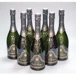 Nine bottles of Champagne Brochet-Hervieux 1996