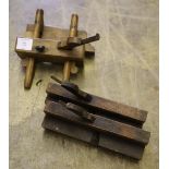 A collection of Victorian and Edwardian beech moulding planes and a plough plane