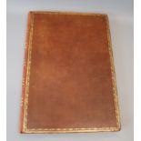 Mayer, Luigi - Views in Egypt, 1st edition, folio, diced calf, rebacked, with 48 hand-coloured