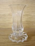 A Dutch gin dram or English jelly glass, 18th century, 9cm highCONDITION: Provenance - Andrew