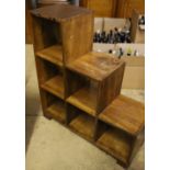 Betty Joel for Token Works, Portsmouth. A graduated hardwood bookcase, label dated 1929, width
