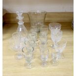 Six deceptive drinking glasses and other glassCONDITION: All in good condition.