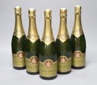 Five bottles of champagne Brochet Hervieux, 1998