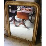 A Victorian gilt frame wall mirror, width 86cm height 111cm