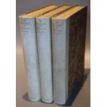 Keynes, Geoffrey (editor) - The Writings of William Blake, 3 vols, qto, quarter vellum, number 966