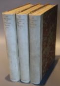 Keynes, Geoffrey (editor) - The Writings of William Blake, 3 vols, qto, quarter vellum, number 966