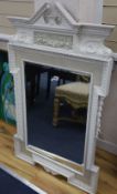 A William Kent style wall mirror, width 72cm height 120cm