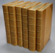 Emerson, Ralph Waldo - The Works of Ralph Waldo Emerson, 12mo, half calf, 6 vols, Macmillan,