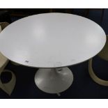 An Arkana tulip table, diameter 106cm height 72cm