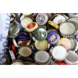 A collection of bottle tops from Cuba, Iceland, France, Germany etc.