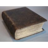 Bible in English - Bible, qto, contemporary calf, renewed endpapers, lacking general title and
