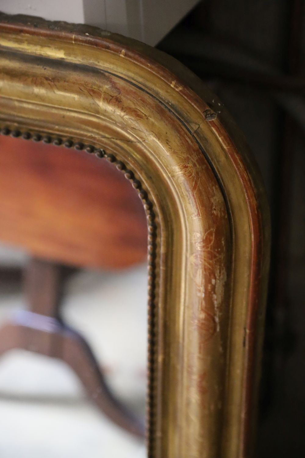 A Victorian gilt frame wall mirror, width 86cm height 111cm - Image 2 of 2