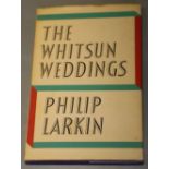Larkin, Philip - The Whitsun Weddings, 1st edition, 8vo, maroon cloth in clipped d.j., Faber and