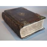Bible in English (Bishop's Bible], 2 works in 1 vol, qto, contemporary calf, rebacked, with brass