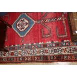 A Hamadan rug, 220 x 150cm